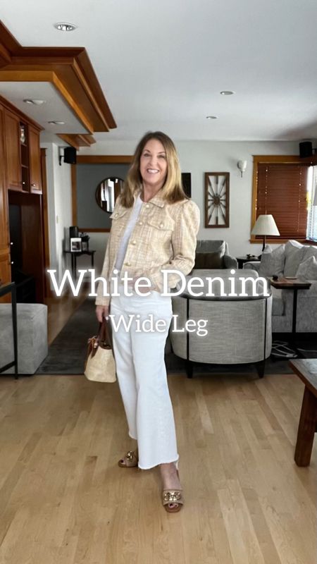 It’s finally sunny in Seattle, and I’m ready to wear white jeans! 

Here are three ways to style cropped wide-leg jeans. The layering pieces are the standout item in these looks!  I’m also wearing tanks, spring sandals, slingback heels, and carrying fun spring bags. 

#LTKFindsUnder100 #LTKxMadewell #LTKOver40