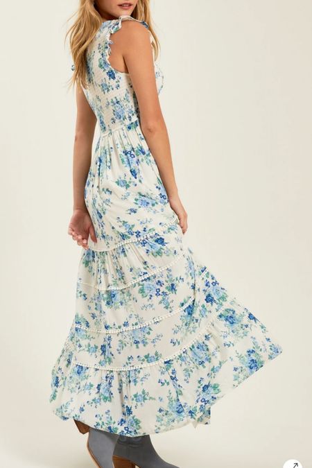 Floral print dress 

#LTKbump #LTKSeasonal #LTKfamily