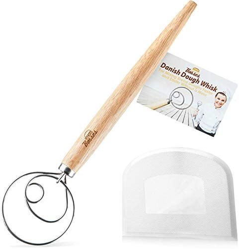 Danish Dough Whisk Bread Mixer - Hook Dutch Pizza Dough Making Bread Mixer Whisk Hooks Accessorie... | Amazon (US)