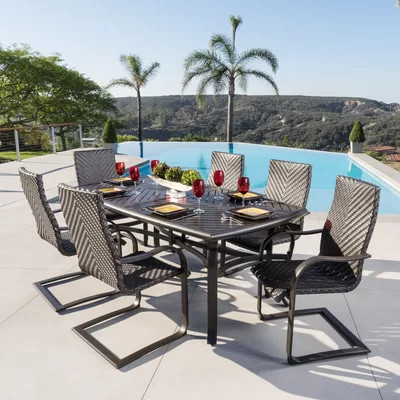 Kechia Rectangular 6 - Person 78" Long Dining Set | Wayfair North America