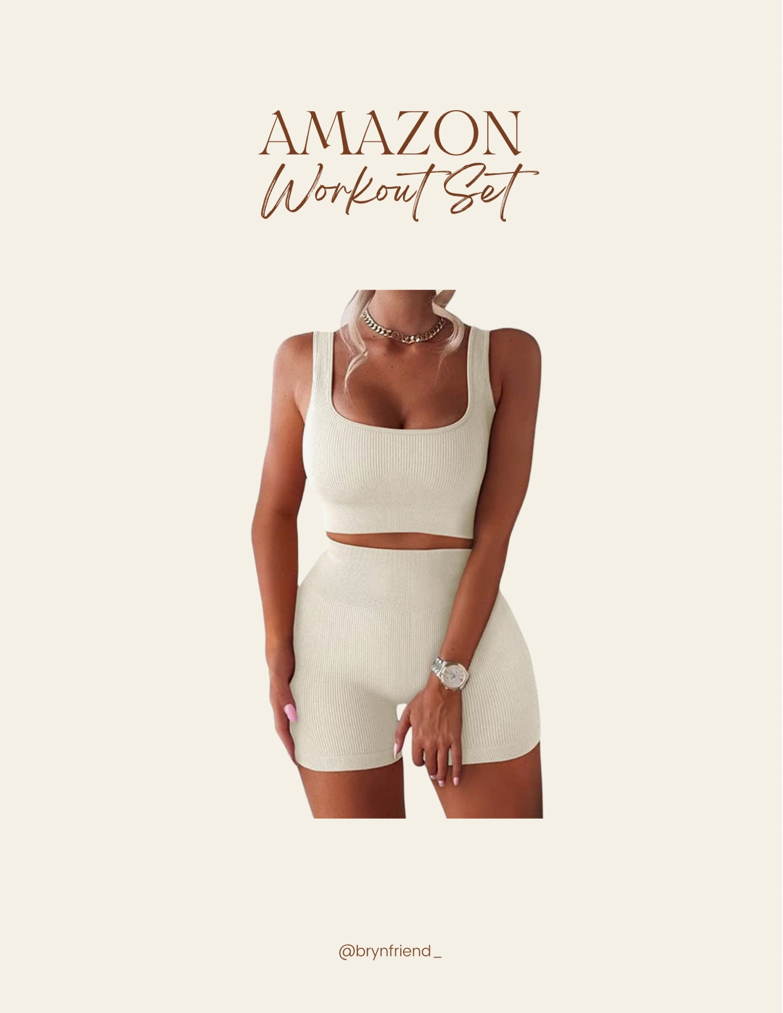 Amazon workout set! #amazon #workoutset #fit 

#LTKSeasonal #LTKSale #LTKfit