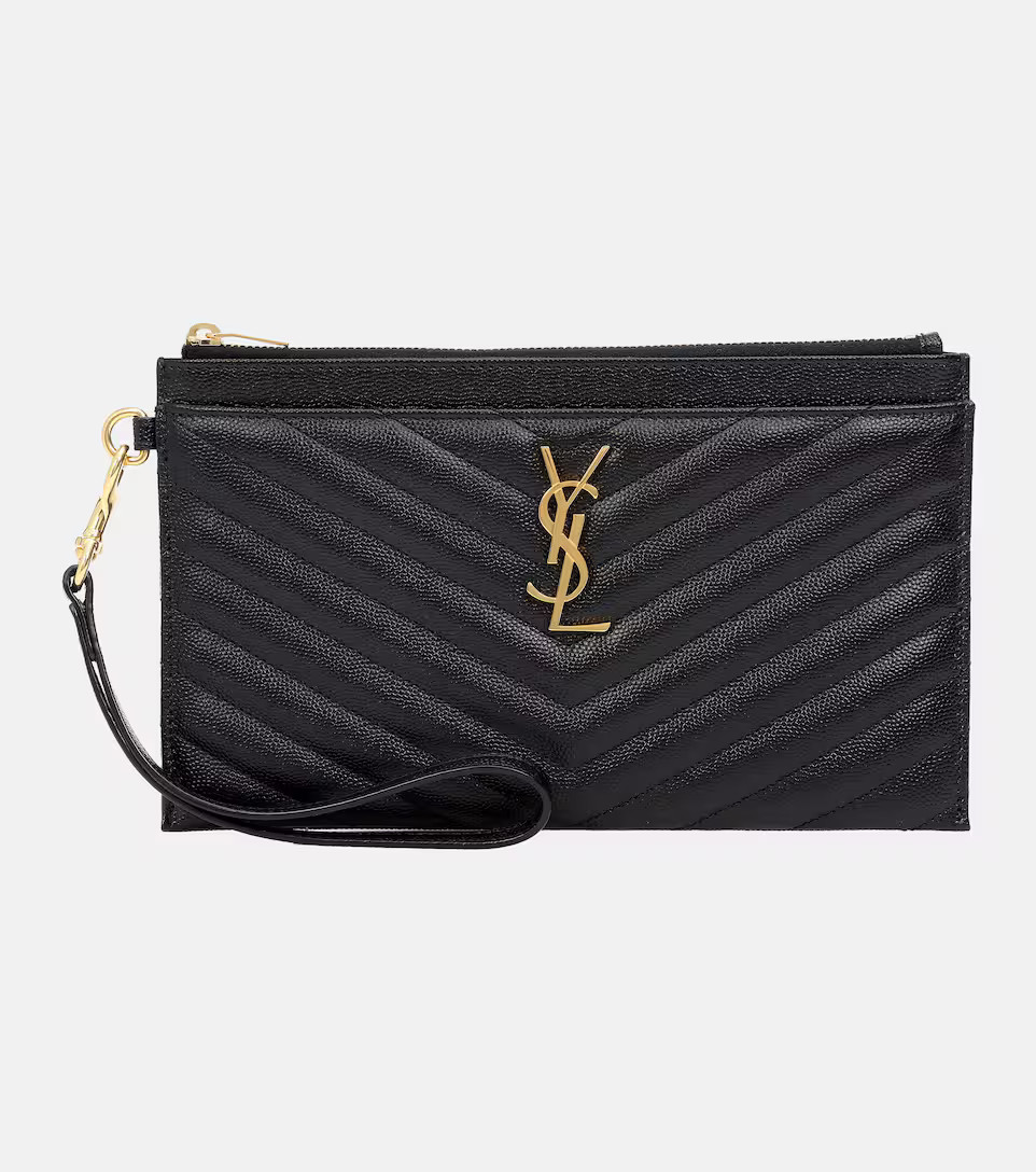 Monogram Large leather pouch | Mytheresa (US/CA)