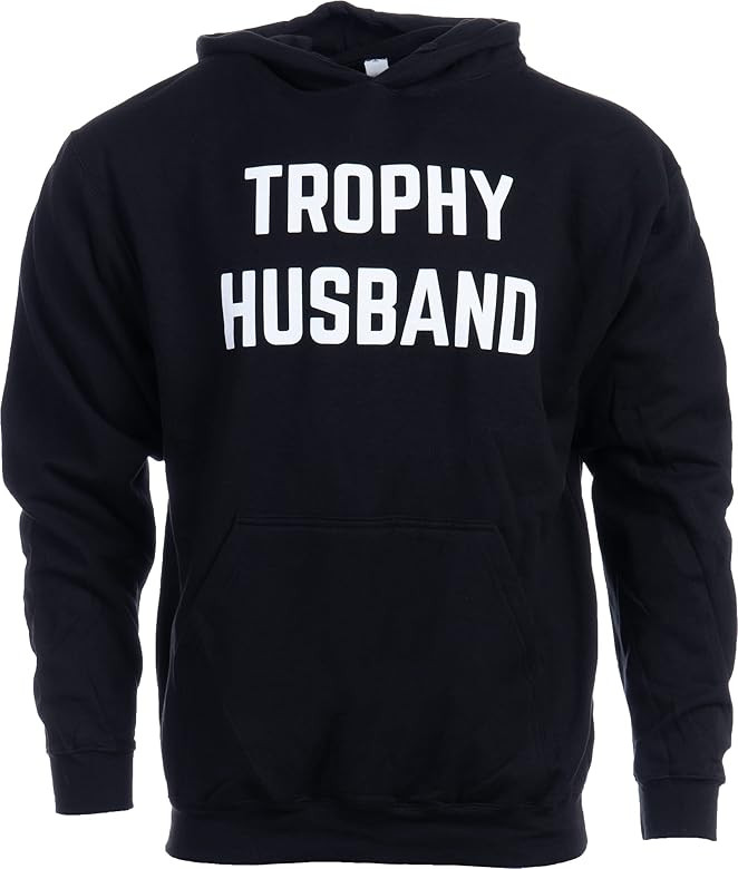 Trophy Husband | Funny Dad Joke Groom Humor Marriage Anniversary Hubby Saying Cute Dude Men's T-Shir | Amazon (US)