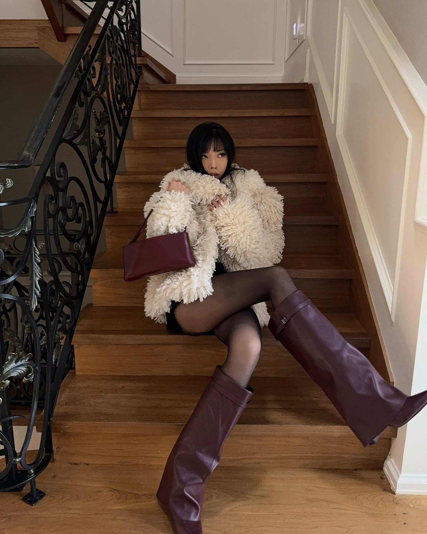 Every girl deserves a pair of chic burgundy boots 🍷✨ @prettylittlething 

#LTKShoeCrush #LTKFindsUnder100 #LTKStyleTip