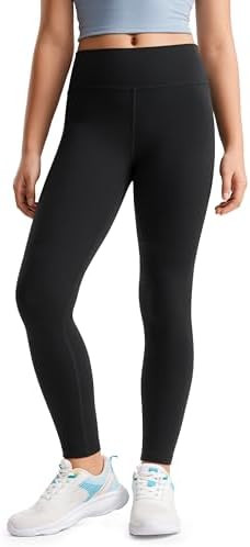 CRZ YOGA Girls Butterluxe Full Length Yoga Leggings - Athletic Sports Casual Pants High Waist Tig... | Amazon (US)