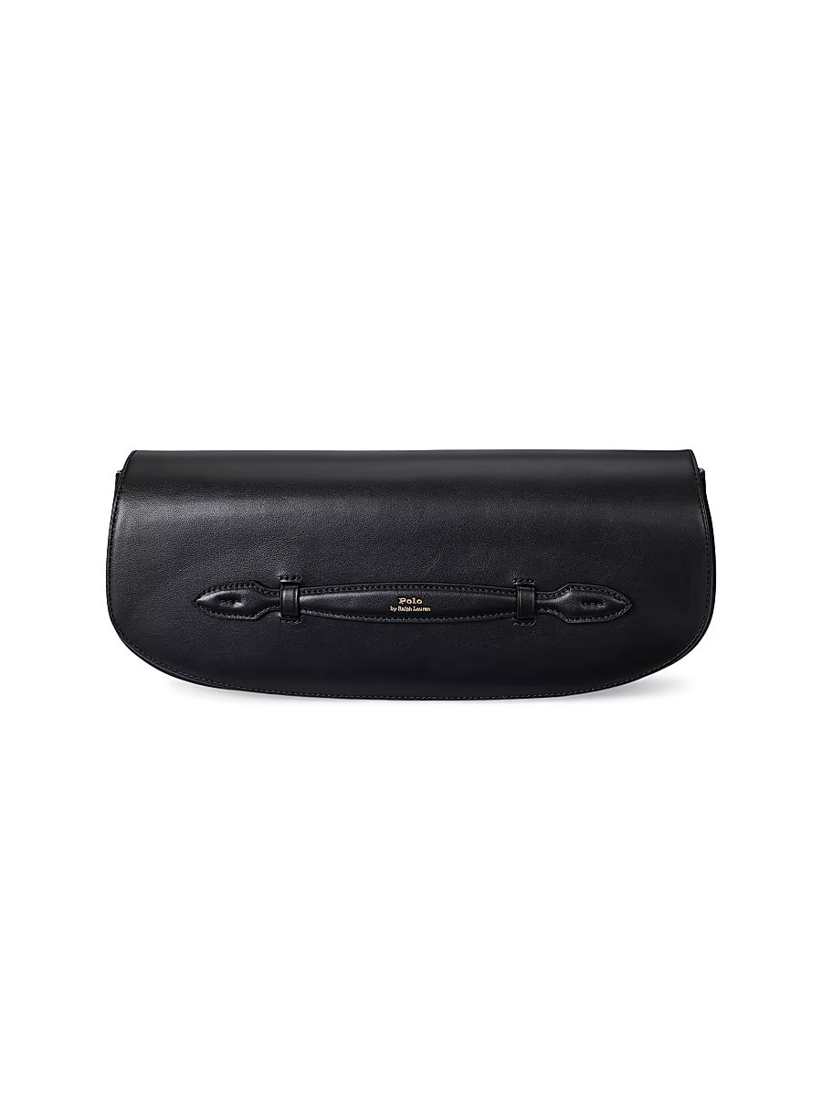 Women's Leather Clutch - Black | Saks Fifth Avenue