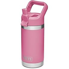 Amazon.com : YETI Rambler Jr. 12 oz Kids Bottle, with Straw Cap, Harbor Pink : Sports & Outdoors | Amazon (US)
