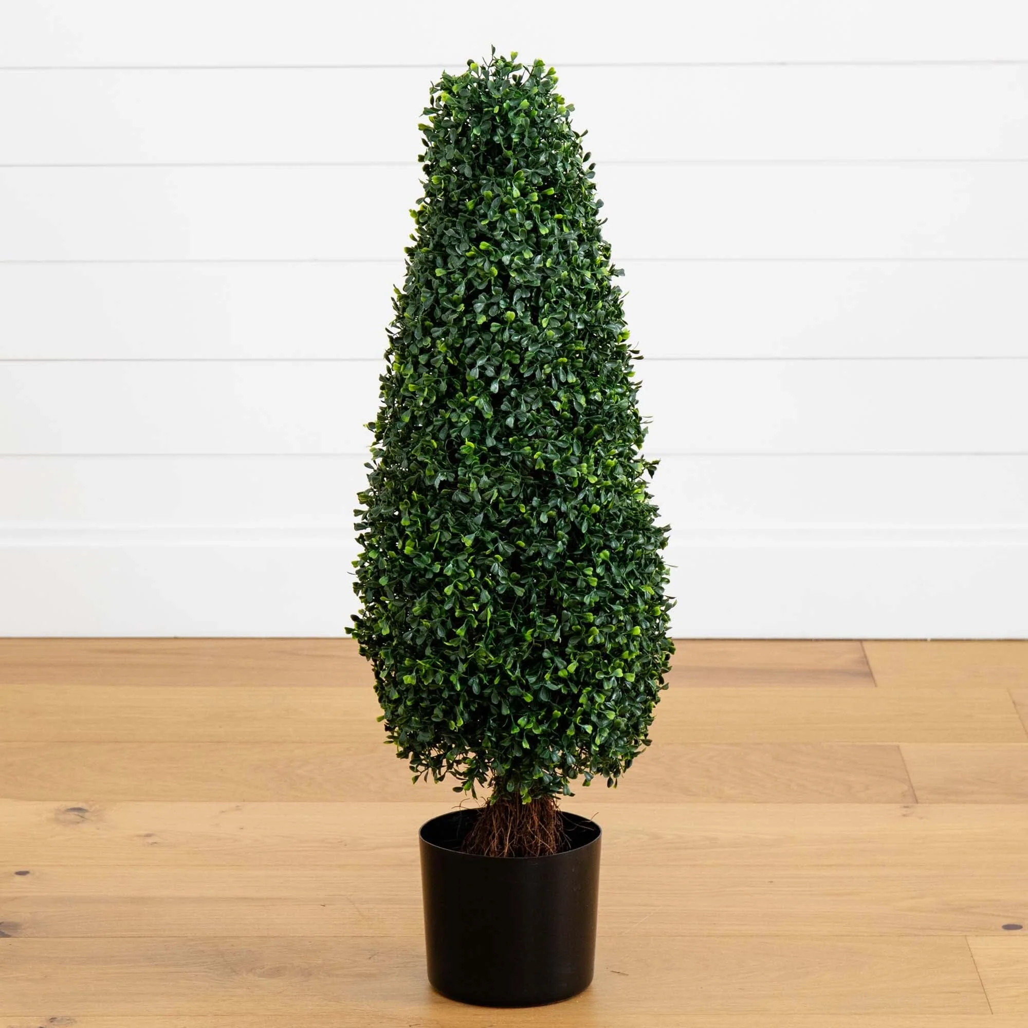 3’ Boxwood Tower Topiary UV Resistant (Indoor/Outdoor) | Nearly Natural | Nearly Natural