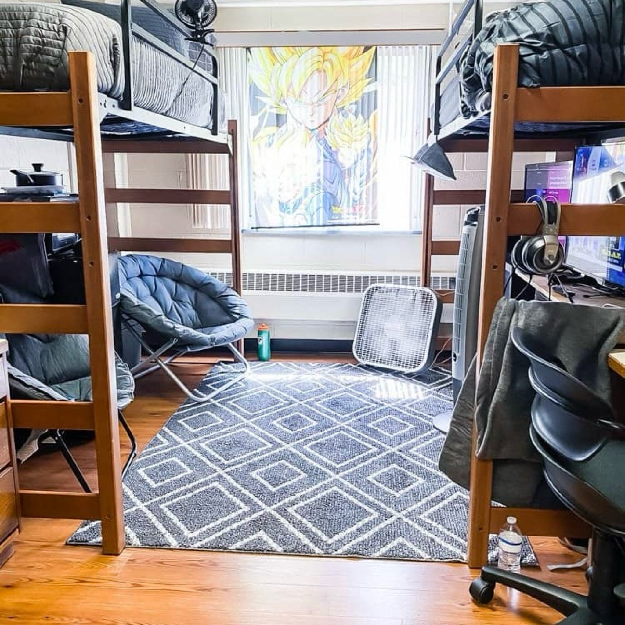 Start making your list now for all of those college dorm room essentials with these items to help make your room feel cozy and like a home away from home. Decorate your walls with a flag or bulletin boards to put up special photos of friends and family. Add a cozy rug to cover the cold, bare floor. Don’t forget a fan or two to help stay cool during the hot weather. Remember cozy bedding to relax and a saucer chair for extra seating when friends come over to hang out. And a mini fridge microwave and TV really make it feel like Home. 

#LTKHome #LTKFindsUnder50 #LTKStyleTip