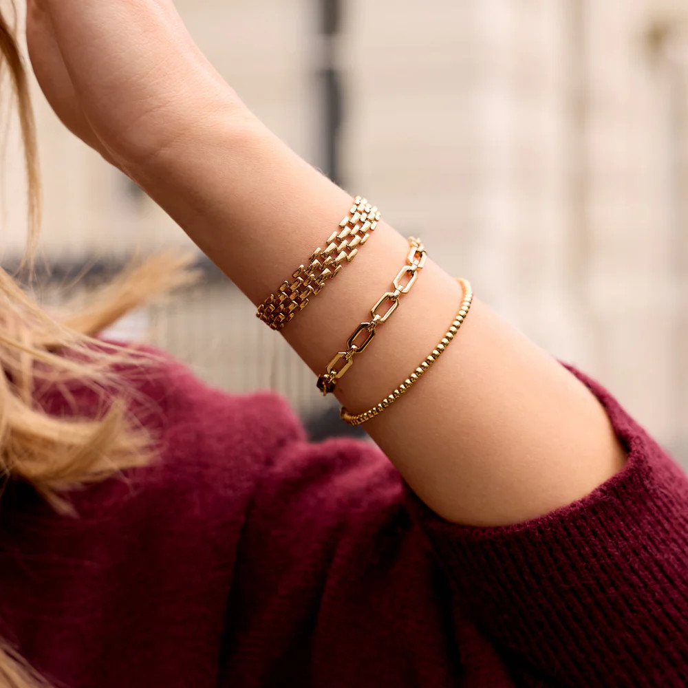 Heritage Chain Bracelet (Gold) | Abbott Lyon