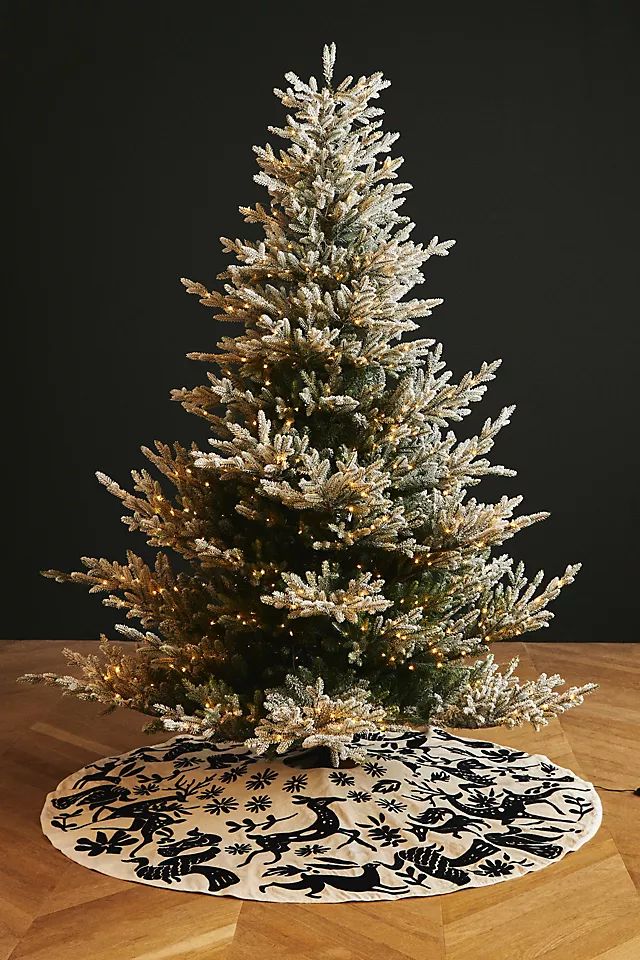 Embroidered Forest Tree Skirt | Anthropologie (US)