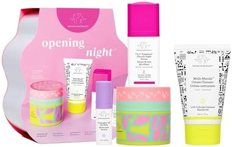 Drunk Elephant Opening Night Kit - Bora Barrier Cream (50ml/1.69 fl oz), Mello Marula Cream Clean... | Amazon (US)