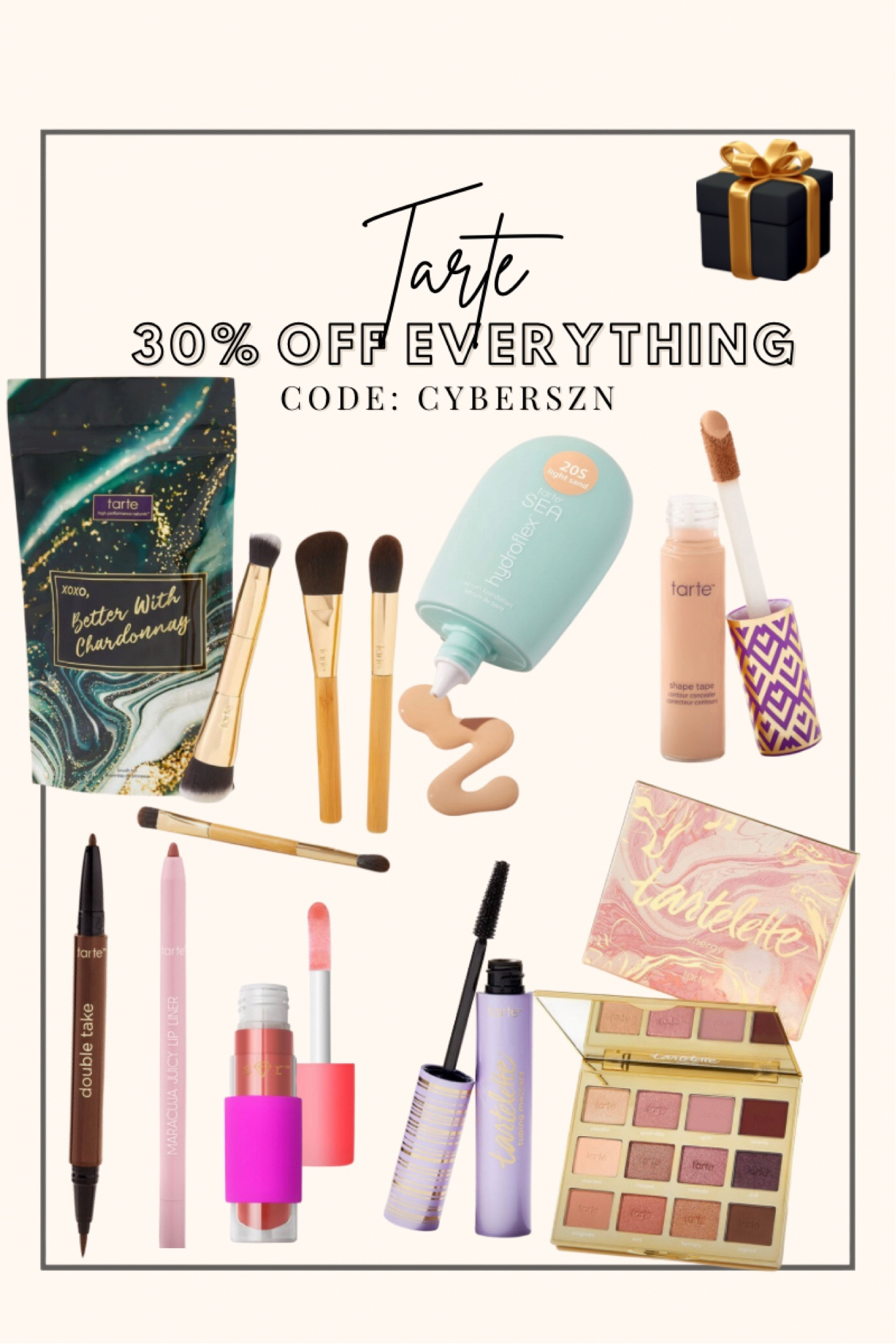 Tarte cyber week sale
Code: CYBERSZN


#LTKCyberweek #LTKbeauty #LTKsalealert