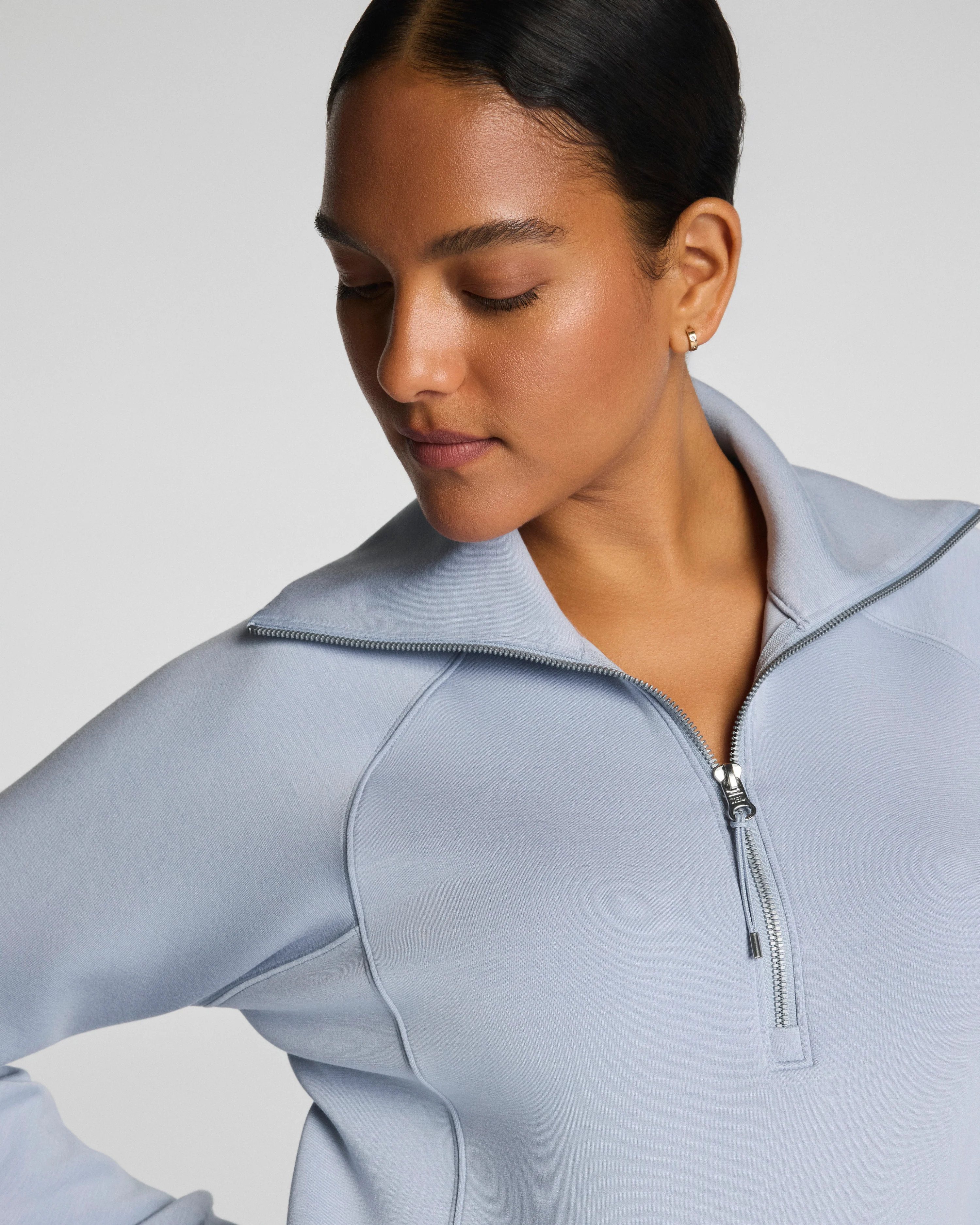 AirEssentials Lightweight Half Zip Sweatshirt | SPANX | Spanx
