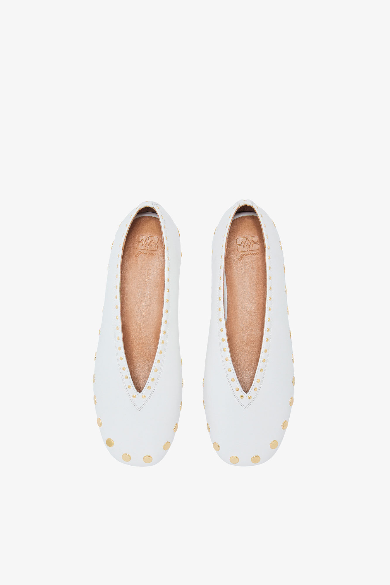 Jenny Ballerina in White | Ganni