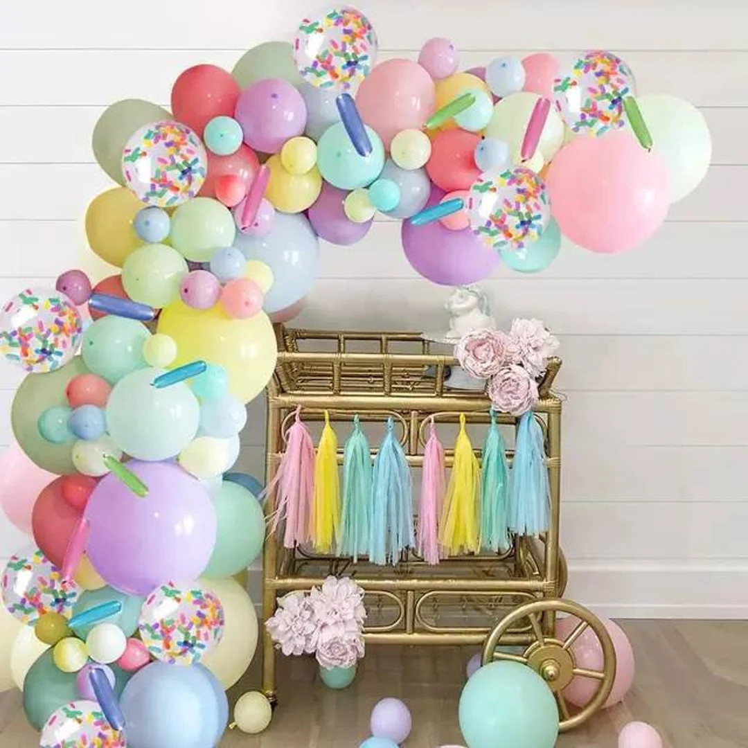 Ice Cream Balloon Garland Arch Kit,pastel Ice Cream Party Decorations,sprinkle Balloons,baby Show... | Etsy (US)