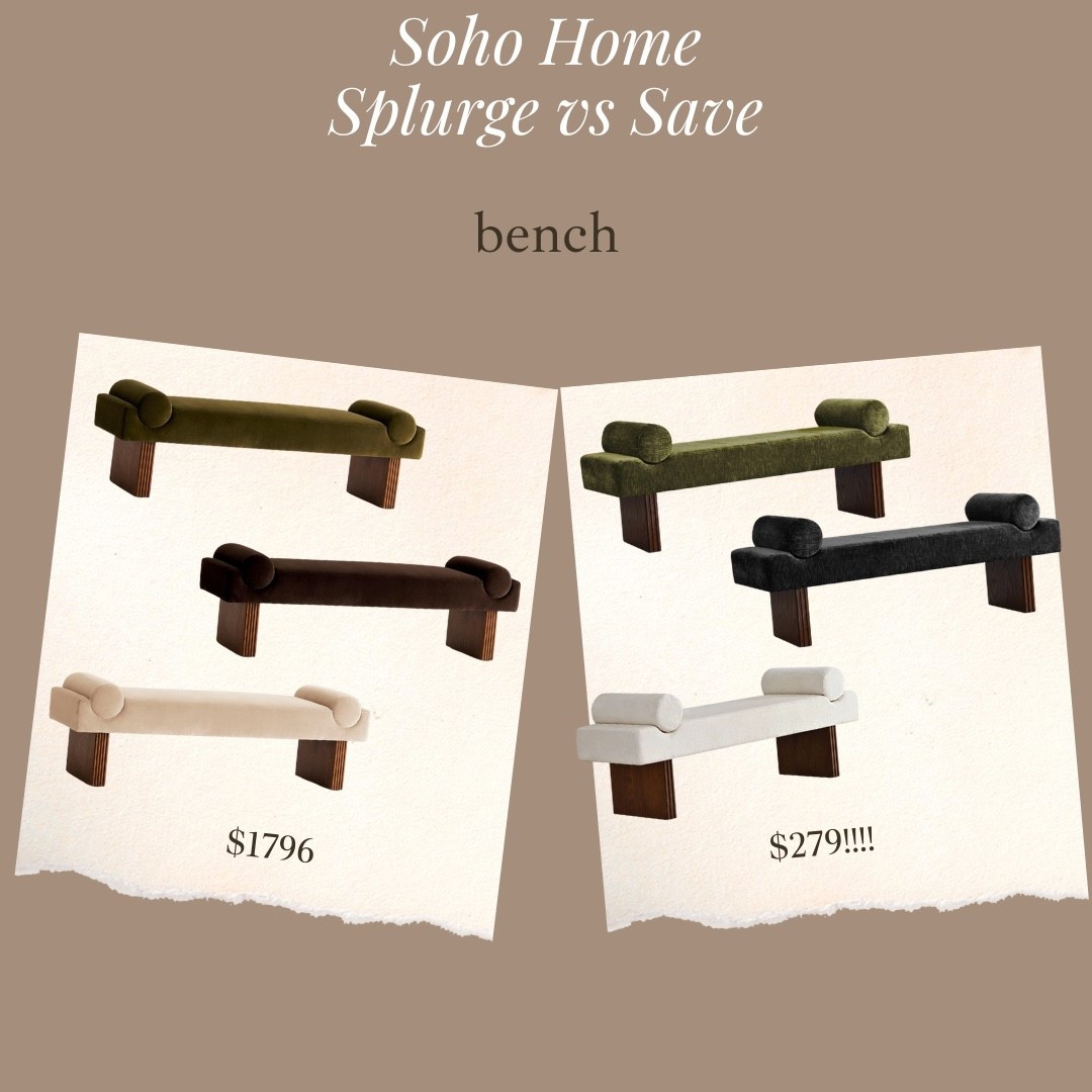 Ooooh my goodness! How incredible is this new bench 🤯😍🤯 looks SO high end & over $1500 less!!  Obsessed with this one! 

#LTKHome #LTKStyleTip #LTKSaleAlert