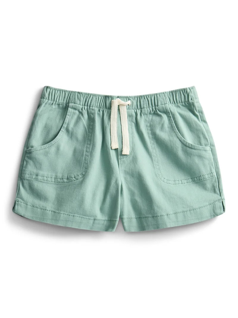 Wonder Nation Girls Pull-On Shorts, Sizes 4-18 & Plus | Walmart (US)