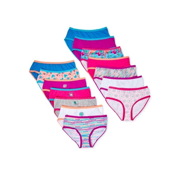 Wonder Nation Girls Hipster Underwear 14-Pack - Walmart.com | Walmart (US)