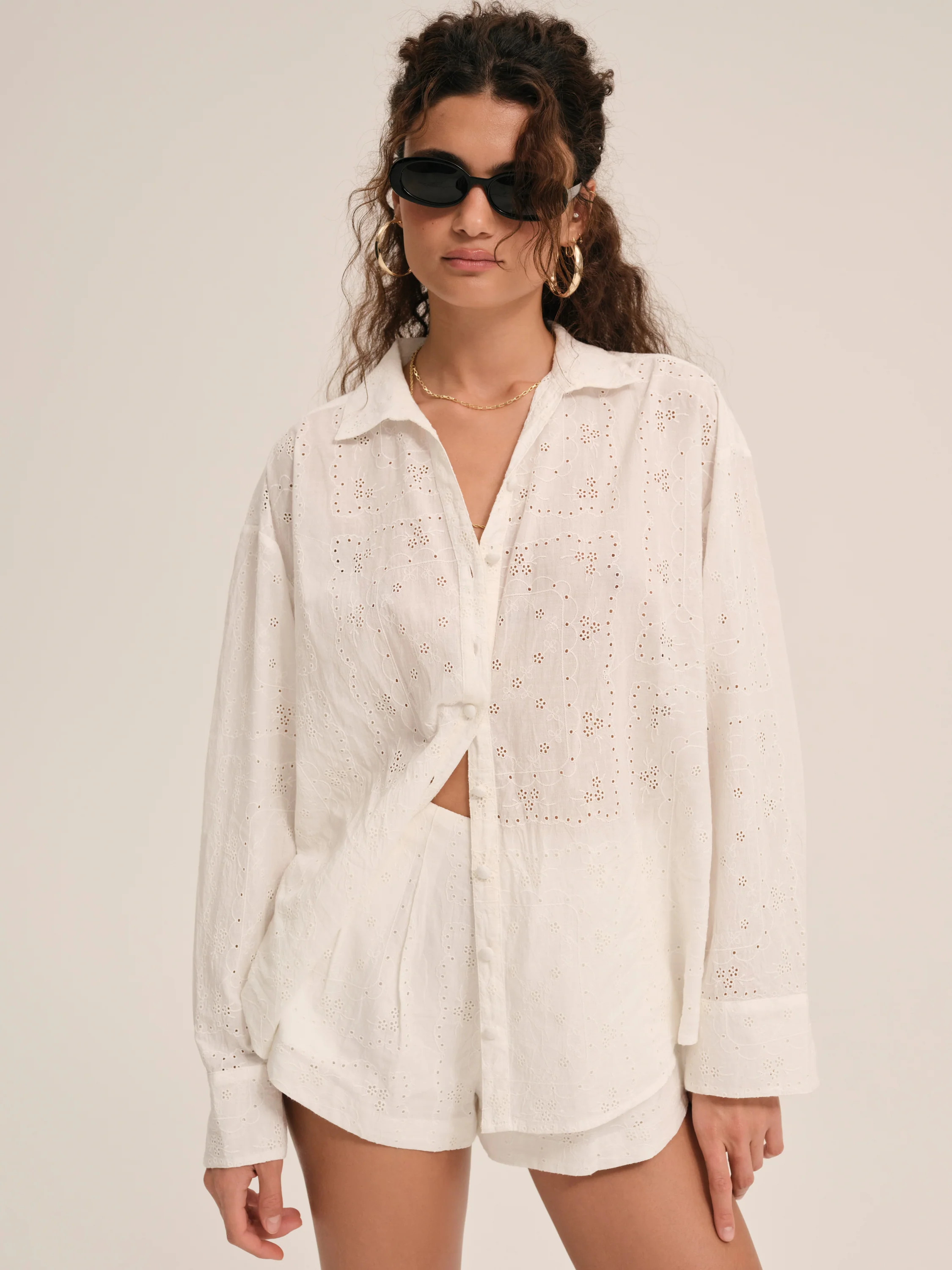 Handkerchief Button-Up Shirt | For Love & Lemons