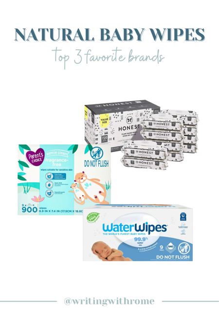 Favorite natural nontoxic clean baby wipe brands

Best baby wipes, clean baby wipe brands, best nontoxic baby wipes, honest baby wipes, water wipes, parents choice baby wipes, best baby products, organic baby products

#LTKbump #LTKbaby #LTKfamily