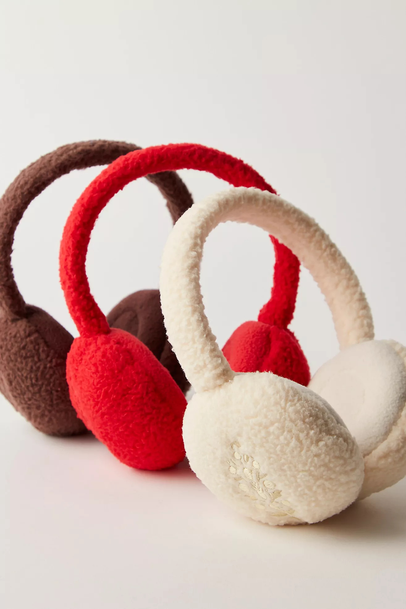 Double Diamond Fleece Ear Warmers | Free People (Global - UK&FR Excluded)