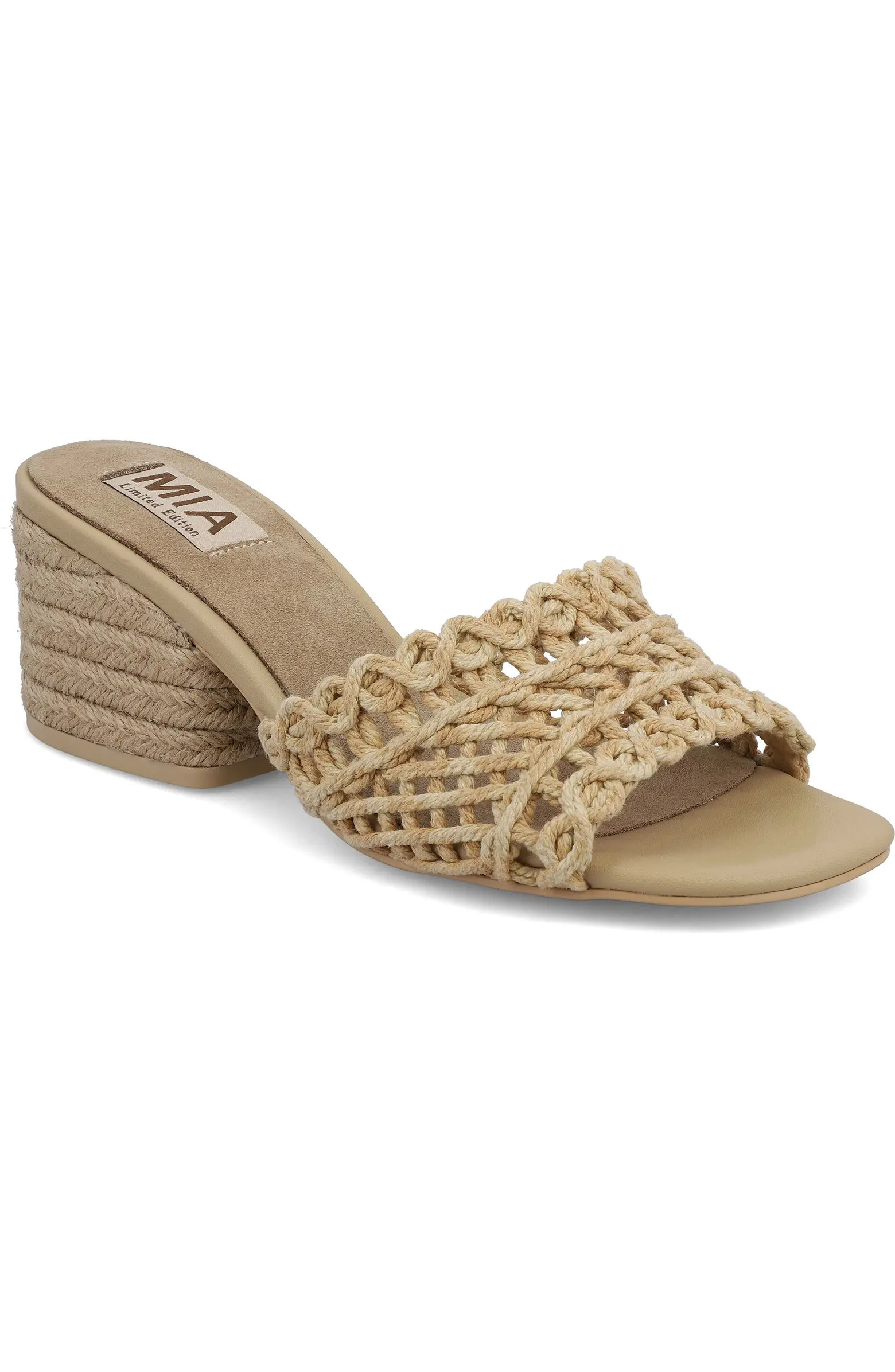 MIA Limited Edition Idella Block Heel Sandal (Women) | Nordstrom | Nordstrom