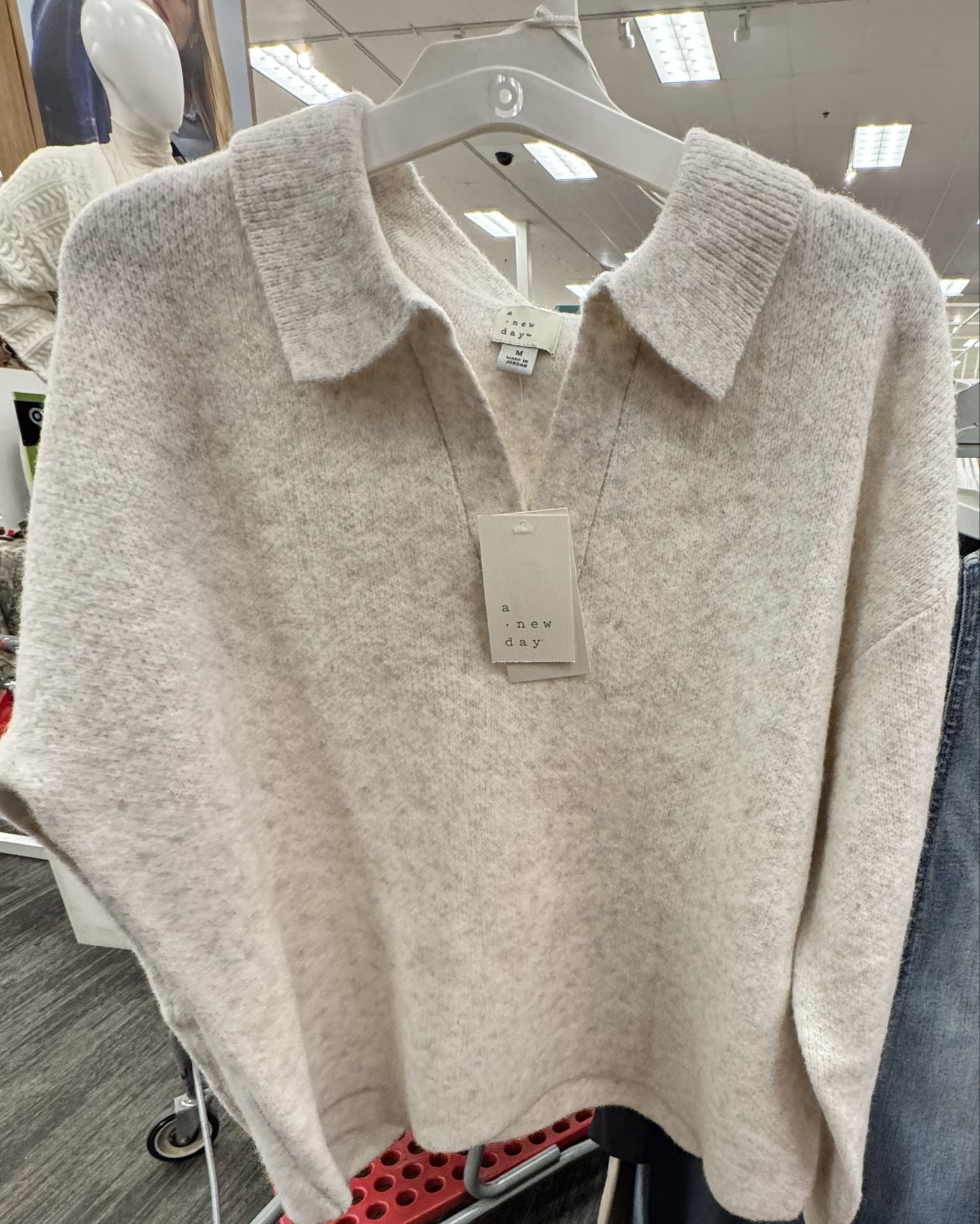 Stay stylish and comfy in this Cozy Knit Polo from A New Day. If you’re a neutral girl this one is a must have in your wardrobe. 

#LTKootd #LTKmomlife