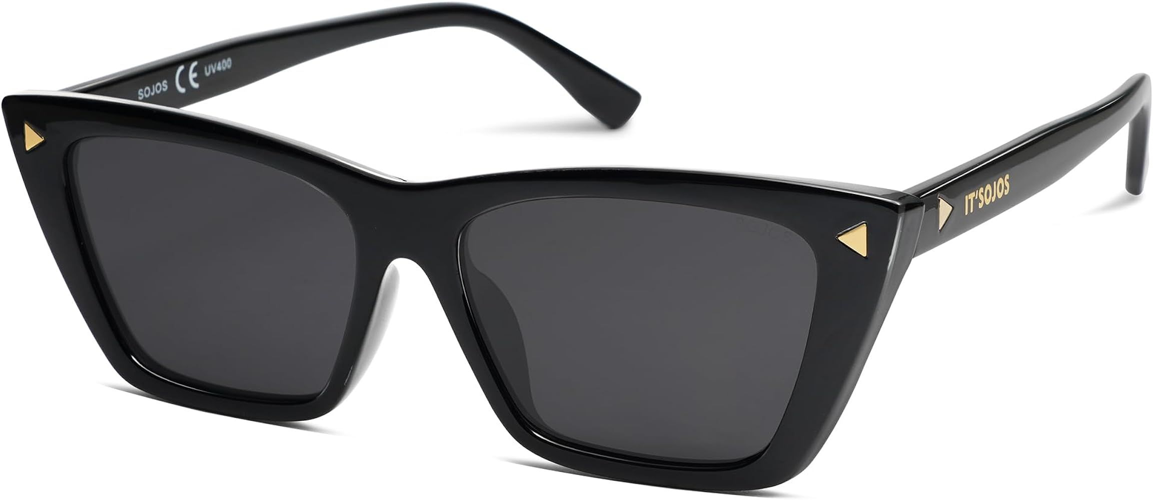 SOJOS Trendy Sunglasses Womens Cute Cat Eye Polarized Square Women Designer Shades SJ2297 | Amazon (US)