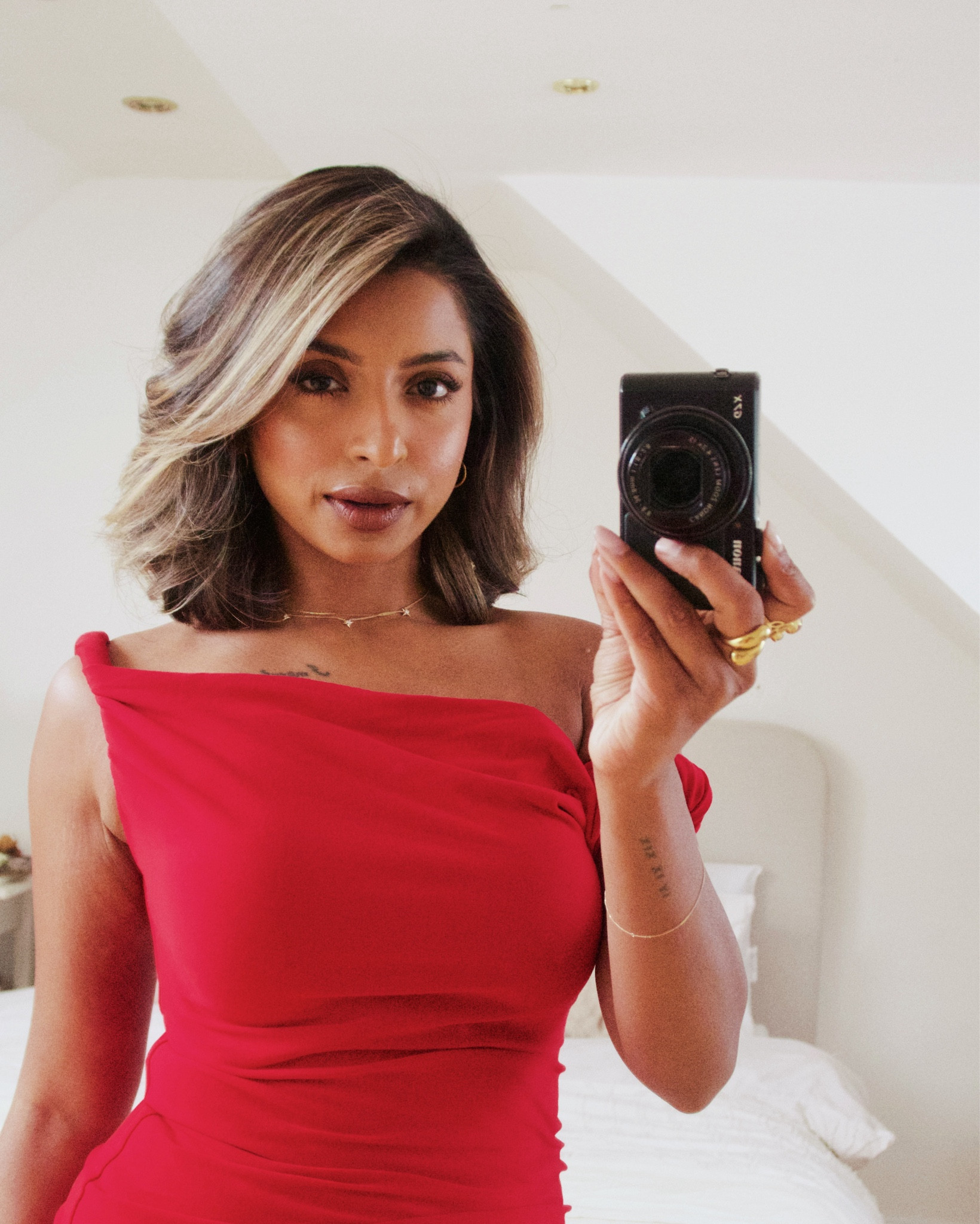 💋♥️ #reddress #petitestyle #petitefashion #maxidress