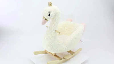 Soft Landing Joyrides Swan Children's Rocker | Target