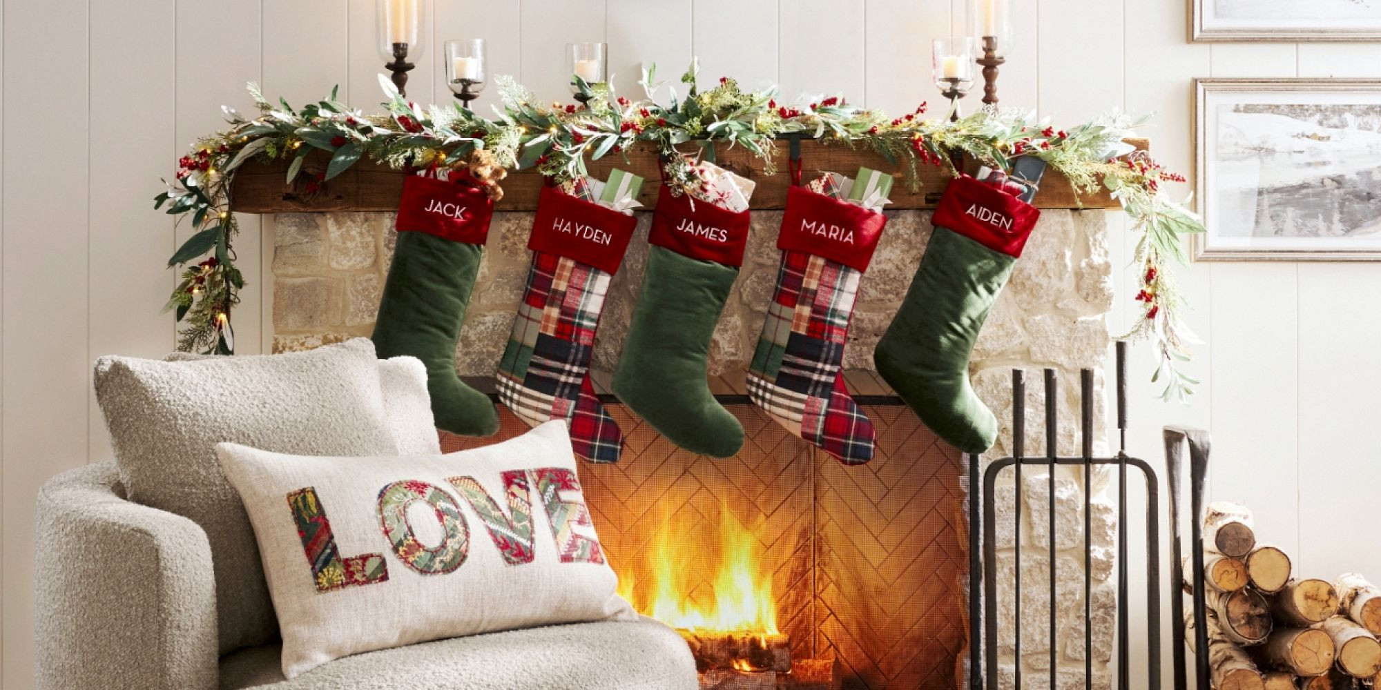 Classic Velvet  Stockings | Pottery Barn (US)