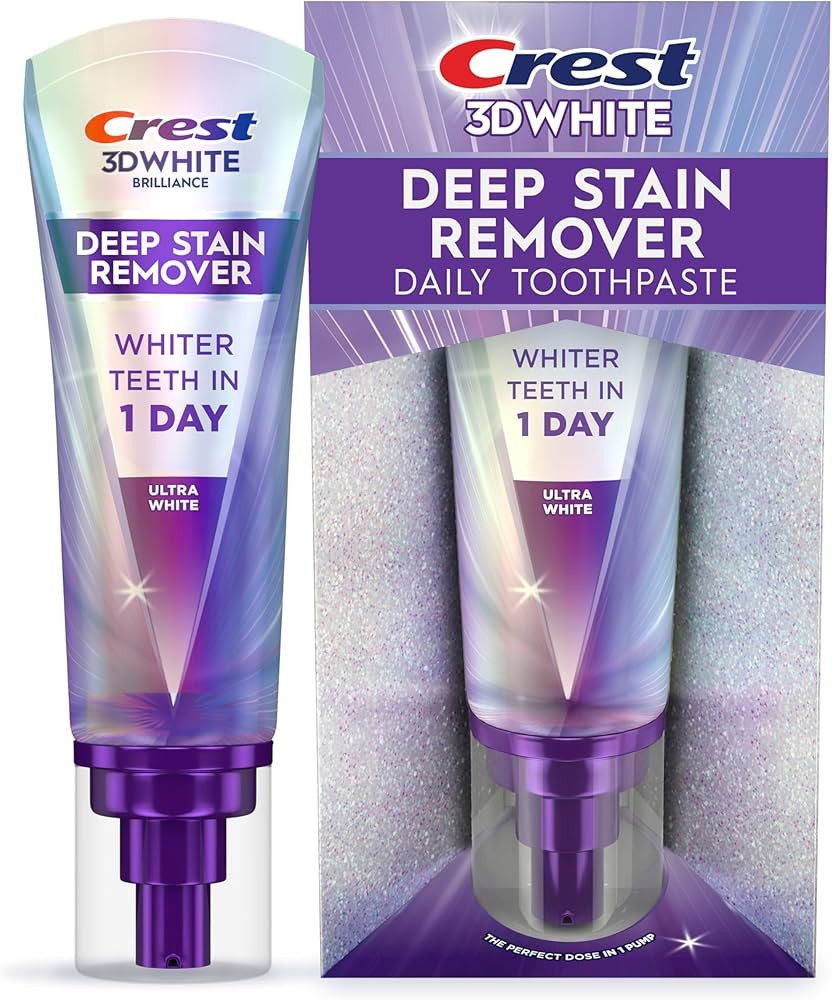 Crest 3DWHITE Brilliance Deep Stain Remover Toothpaste - Daily Use - Next-Level Whitening - 1-Day... | Amazon (CA)