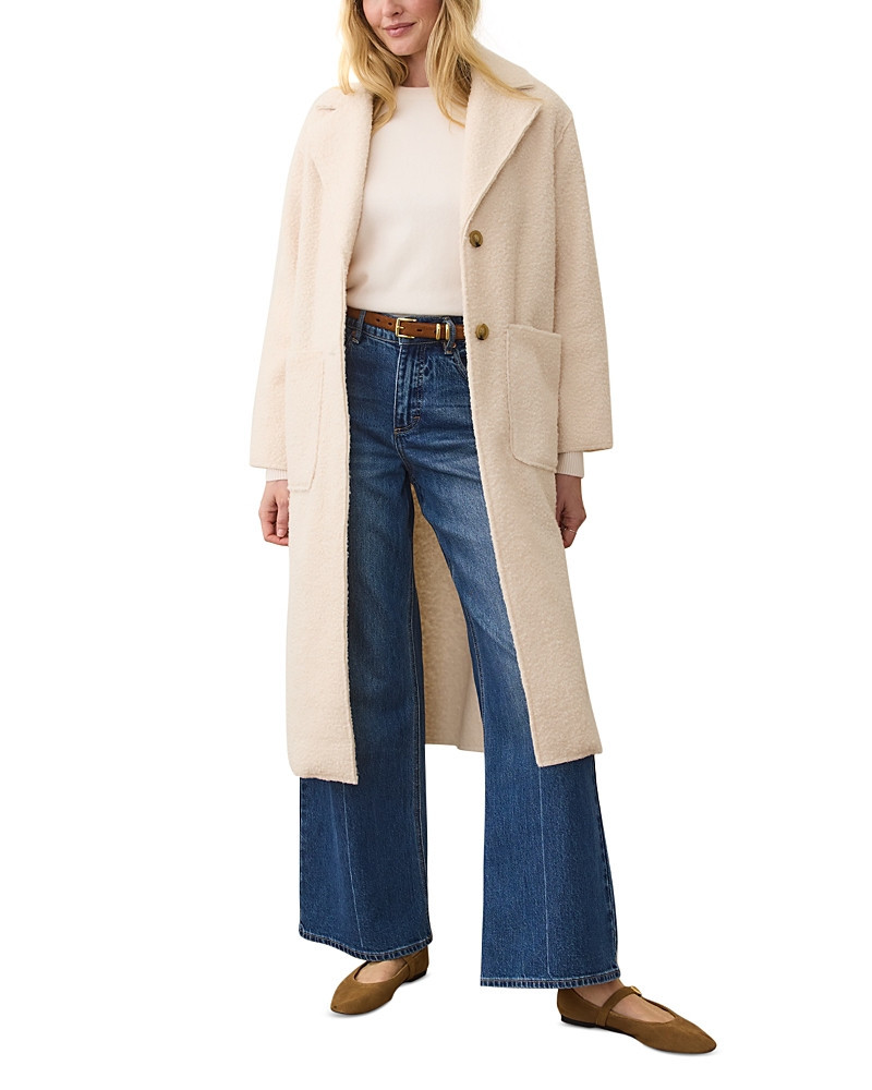 Marine Layer Colette Oversized Sherpa Topcoat | Bloomingdale's (US)