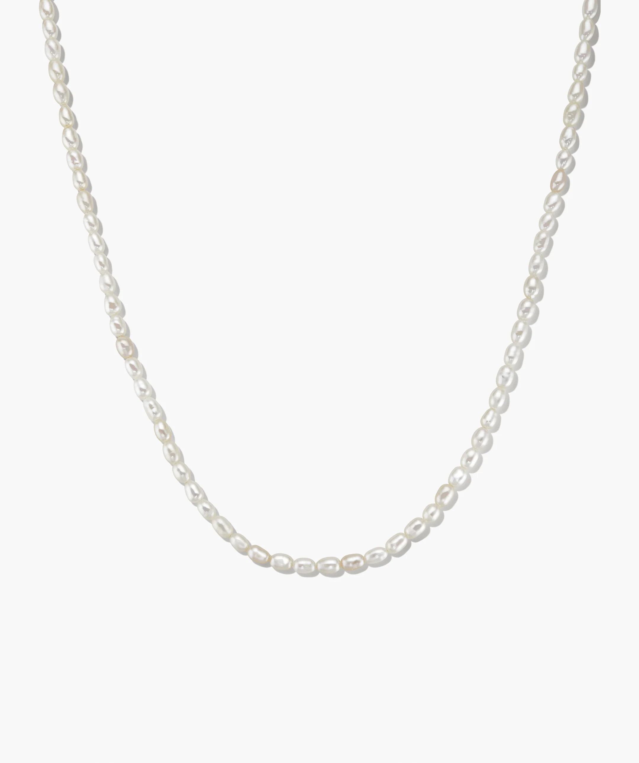 Tiny Pearl Necklace | Mejuri Fine Crew