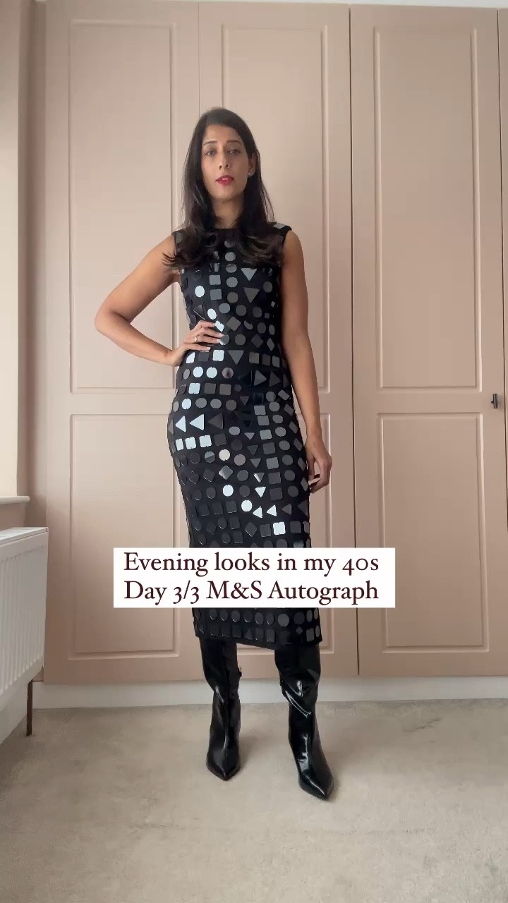 The last of my looks from my @marksandspencerstyle order and my favourite! This is such a beautiful dress! 
Paired it with short fur jacket that I’m just waiting for my husband to say something about! And went with patent boots because I think the dress needed a statement boot! And finally a cute clutch from Monsoon.

My next out out night dress code is Apres Ski…🤦🏽‍♀️ if only I could make this work! 🤣

@marksandspencerstyle Dress
@marksandspencerstyle Sienna Miller jacket
@marksandspencerstyle Kitten heel boots 
@monsoon Clutch 

Links on my LTK

#over40style #over40fashion #over30fashion #over30style #eveningdress #partyoutfits #eveningoutfits

#LTKuk #LTKautumn