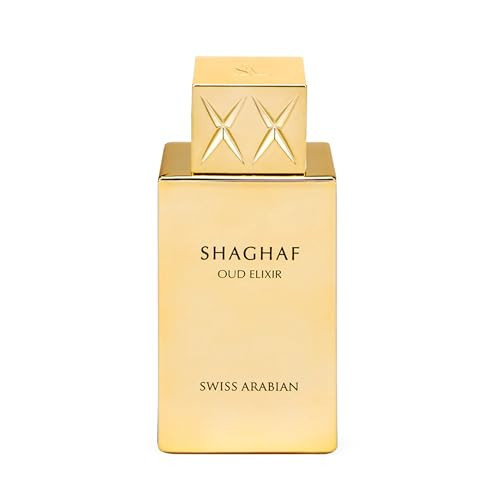 Swiss Arabian Shaghaf Oud Elixir Oud, Gourmand, Amber Fragrance - Notes of Saffron - Perfume for Women and Men - 2.5 oz EDP Spray | Amazon (US)