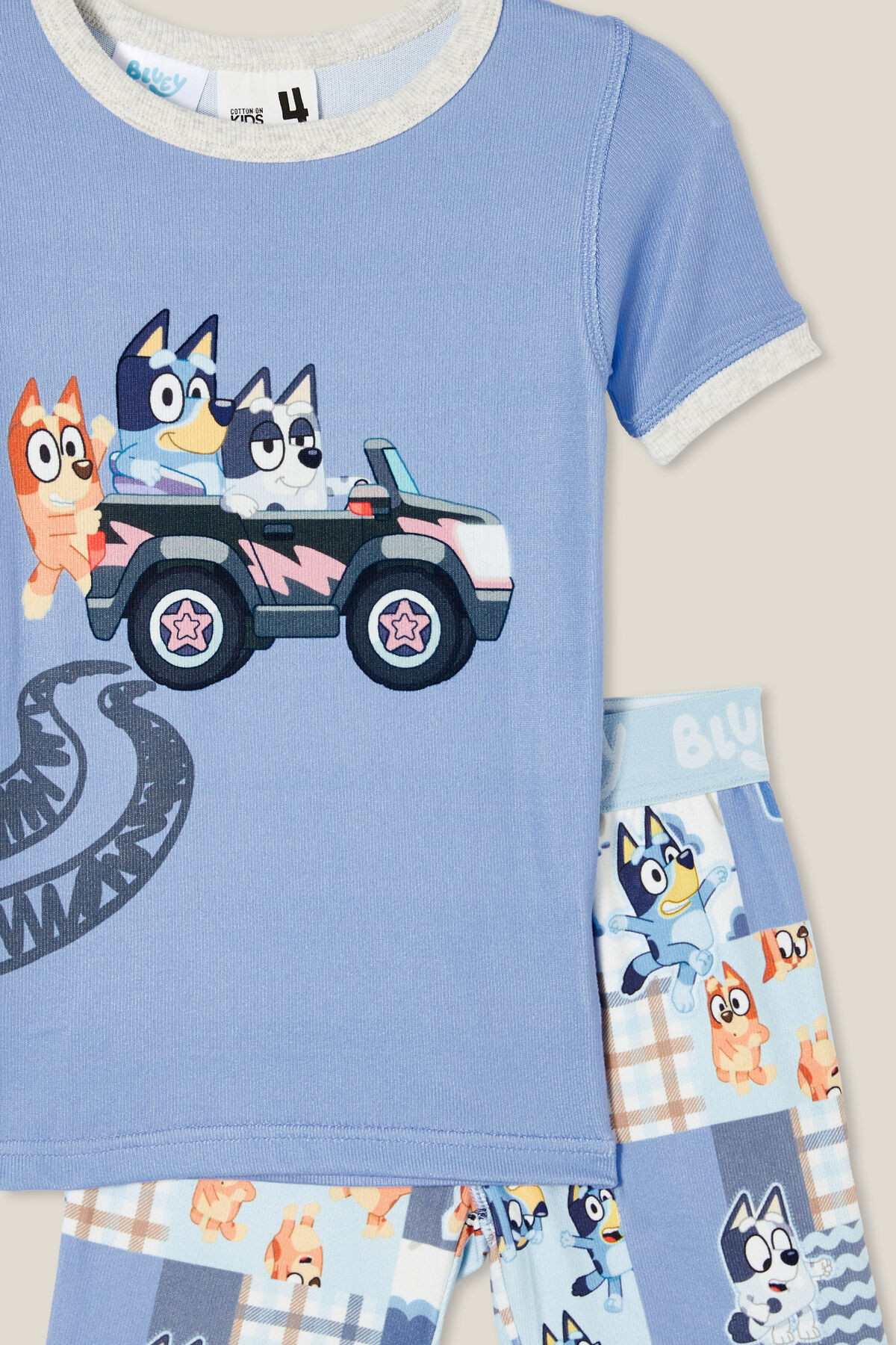 Bluey Sawyer Super Soft Short Sleeve Pajama Set | Cotton On (US)