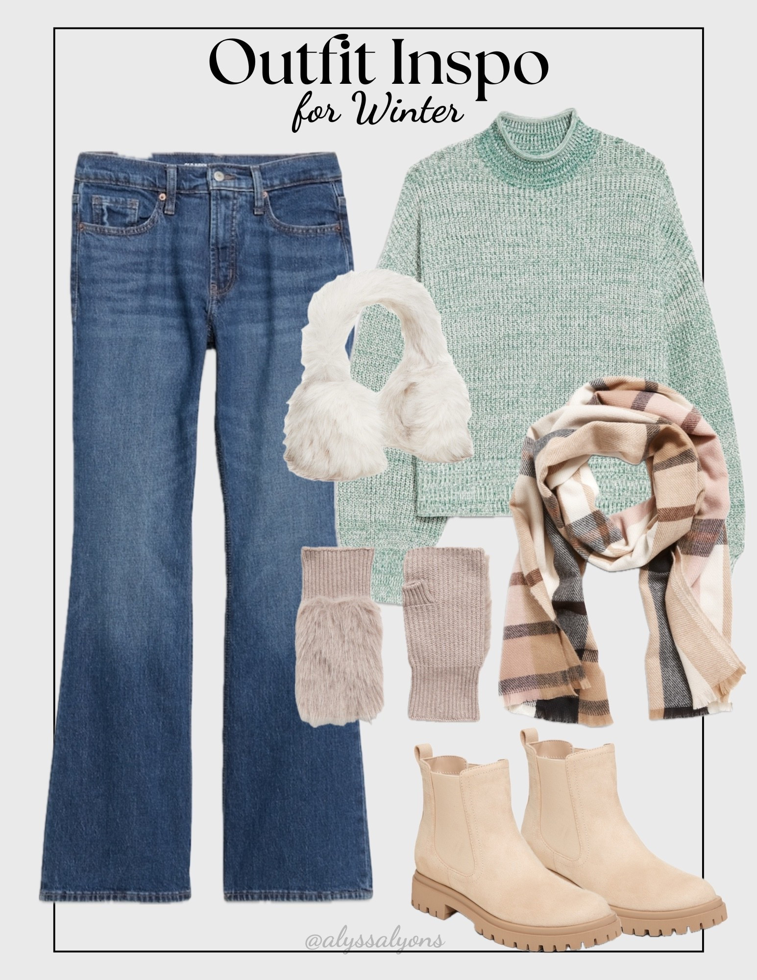 Cozy winter outfit inspo 🤍 

Sweaters | denim | boots | accessories | affordable style | mom style | plaid scarf | comfy | 

#LTKFindsUnder50 #LTKGiftGuide #LTKSeasonal