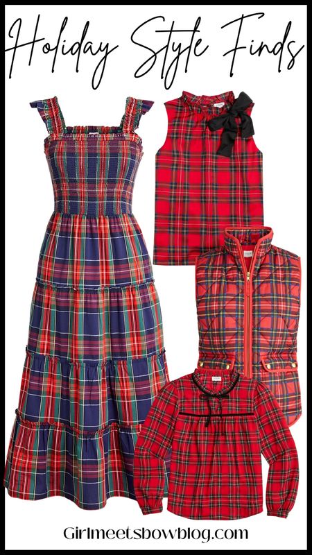 Holiday style finds from J. Crew Factory on sale! 

Holiday dress/holiday top/plaid/tartan/nap dress

#LTKHoliday #LTKsalealert #LTKstyletip
