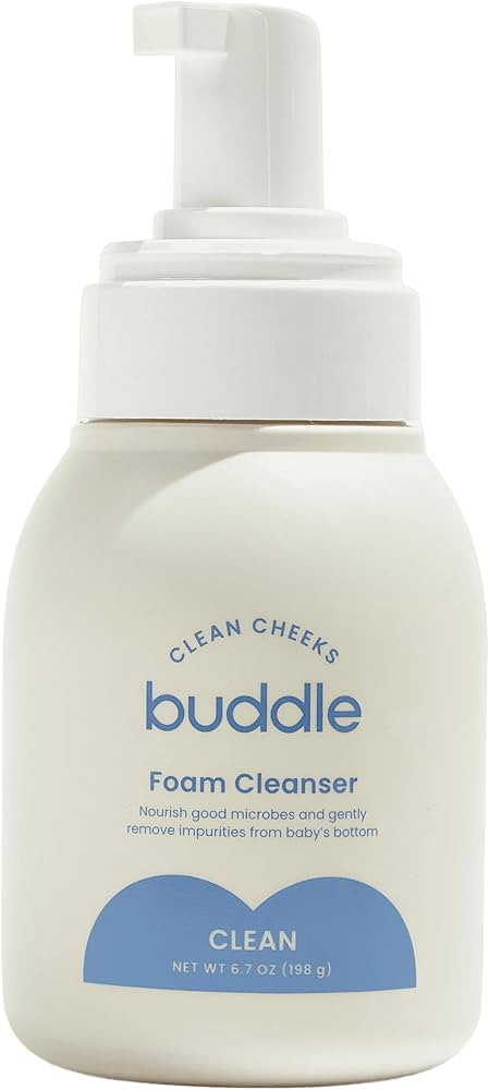 Buddle Clean Cheeks Baby Micellar No-Rinse Foam Cleanser with Chamomile, Witch Hazel, Arnica Mont... | Amazon (US)