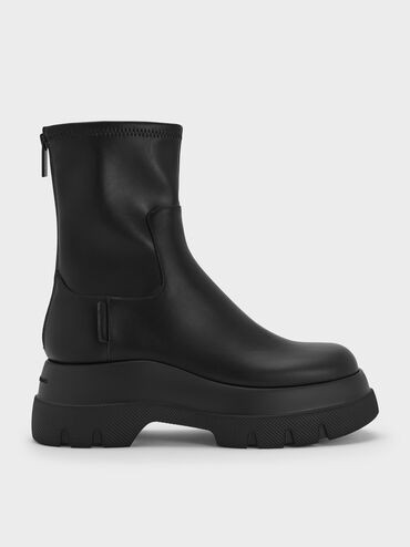 Leoi Chunky Ankle Boots
    
         - Black | Charles & Keith UK