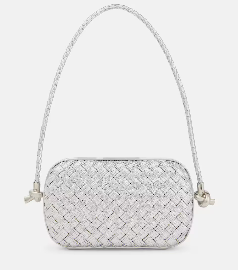 Knot Mini metallic leather shoulder bag | Mytheresa (US/CA)