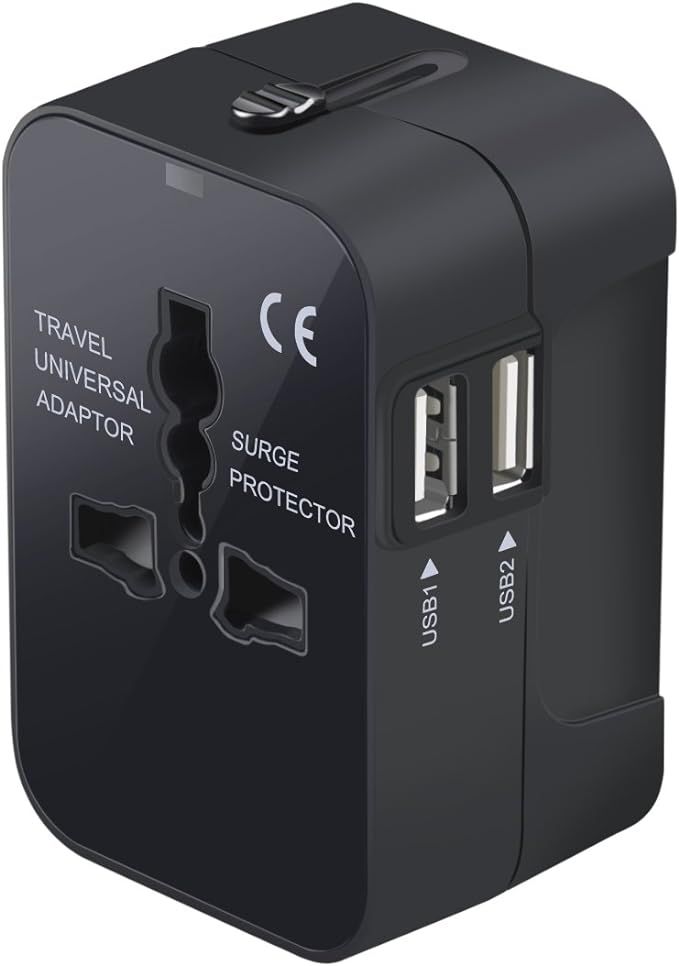 Travel Adapter, Worldwide All in One Universal Travel Adaptor Wall AC Power Plug Adapter Wall Cha... | Amazon (US)
