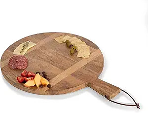 TOSCANA - a Picnic Time brand - Ravi Round Charcuterie Board, Wood Serving Platter, Cheese Board,... | Amazon (US)