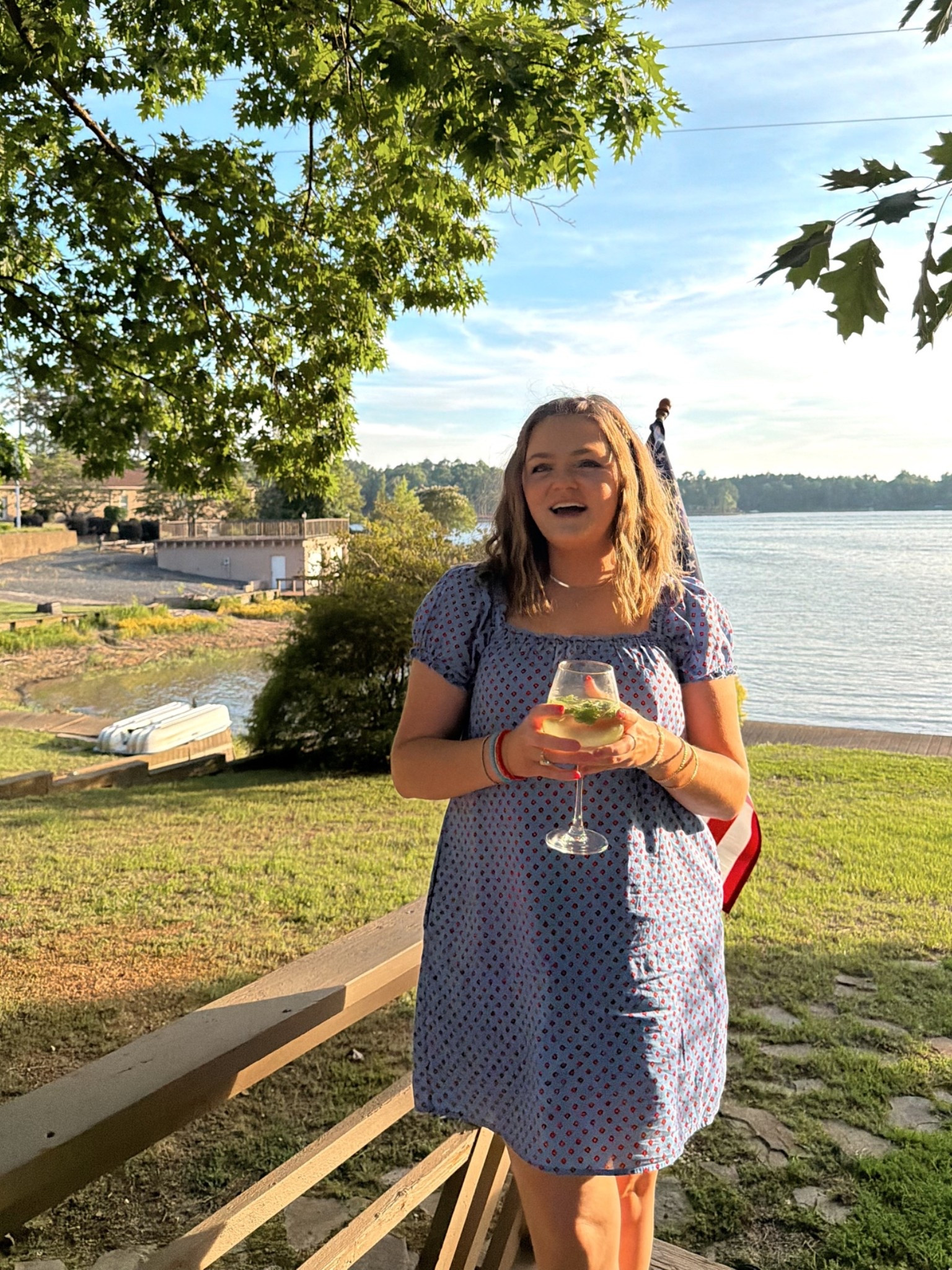 Girls night at the lake🐟🍹💐 Summer outfit, Summer dress, Madewell

#LTKootd