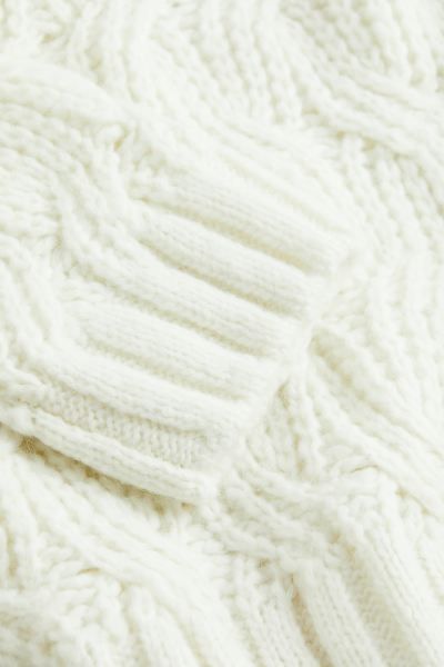 Oversized cable-knit wool-blend jumper | H&M (UK, MY, IN, SG, PH, TW, HK)