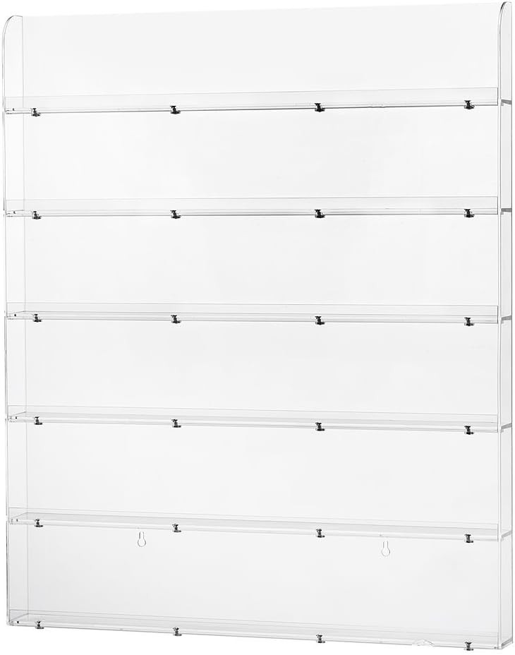 Sagler Rack Acrylic Organizer Holds up to 102 Bottles, Clear Nail Polish Holder Nail Polish Stora... | Amazon (US)