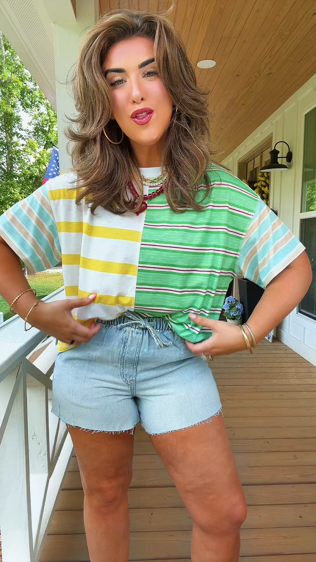 The perfect little summer tee that’s giving all the fp vibes! I need this one in multiple colors because it’s so easy and cute. 🤪🩵

#LTKmomlife #LTKdayinmylife #LTKootd