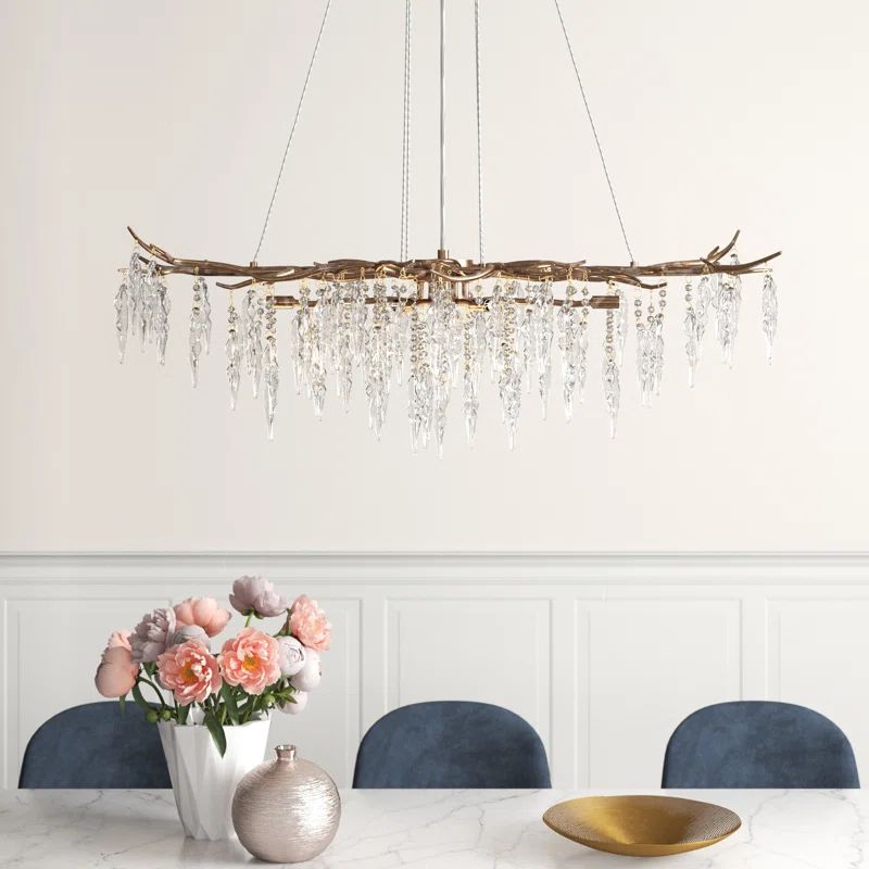 Annie 6 - Light Dimmable Geometric Chandelier | Wayfair Professional